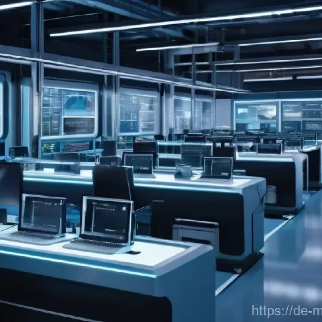 기계설계기사와 글로벌 설계 트렌드 - **A futuristic Smart Factory showcasing the pinnacle of Industry